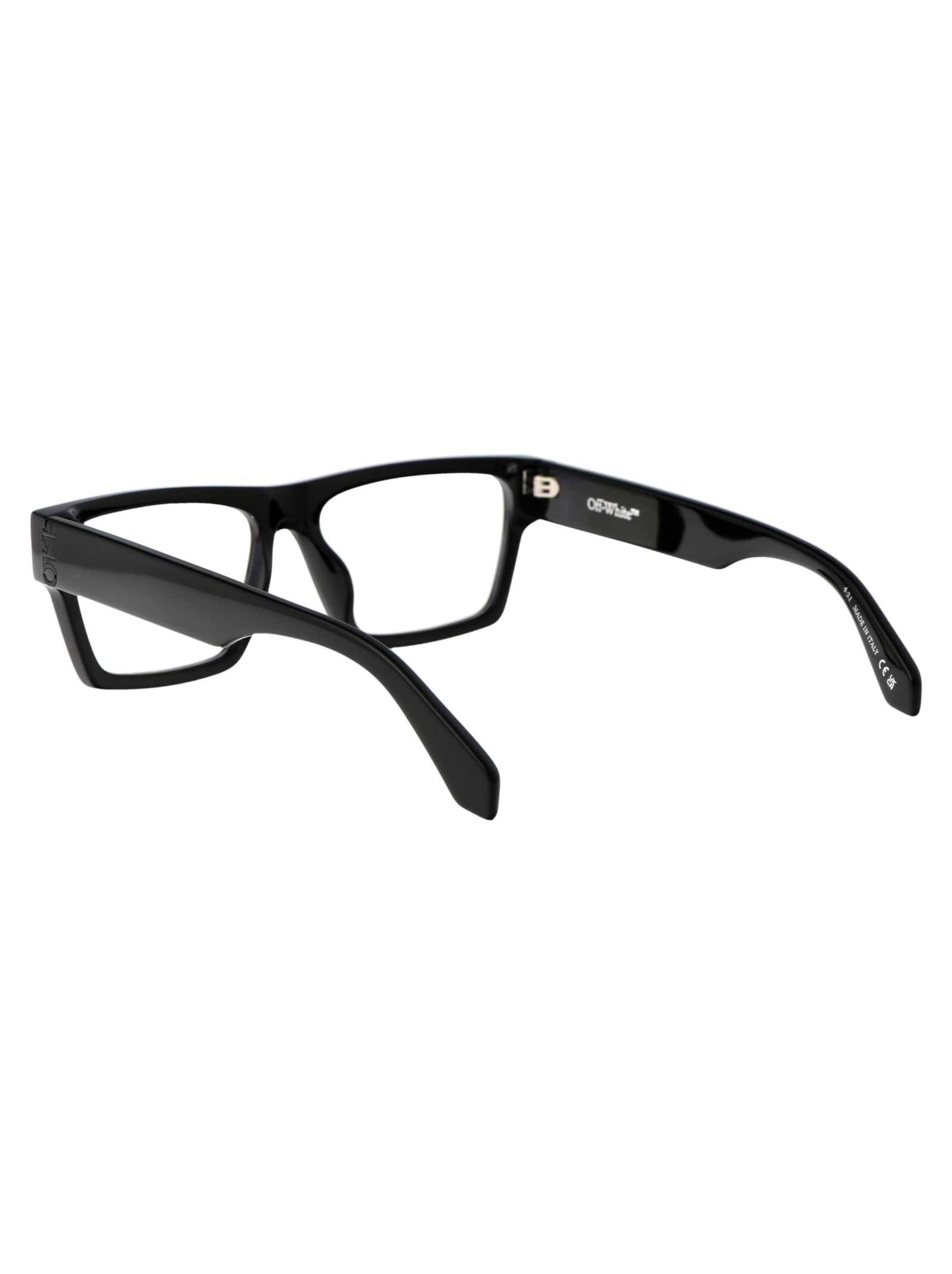 Shop Off-white Optical Style 46 Glasses In 1000 Black
