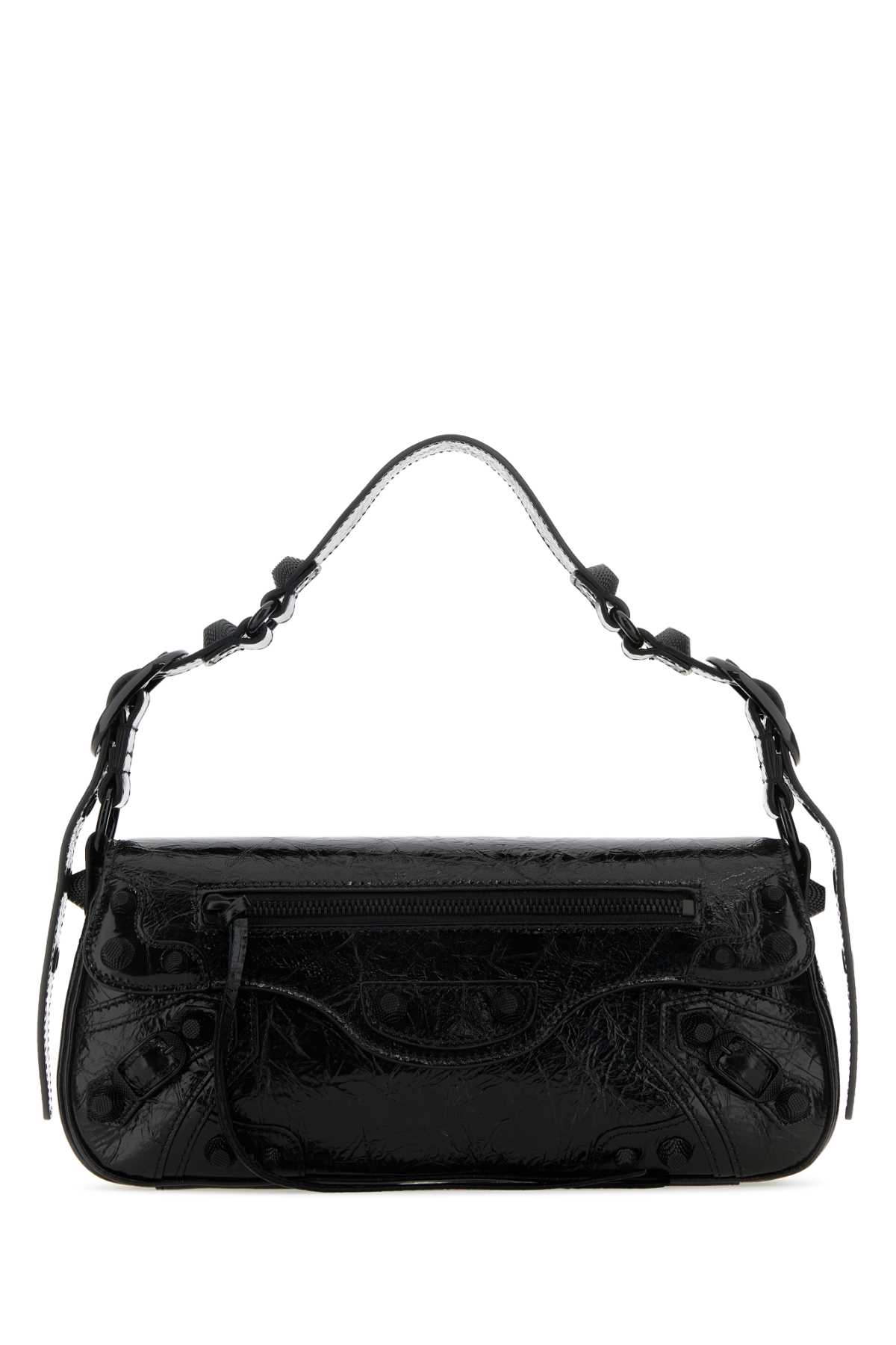 Shop Balenciaga Black Leather Small Le Cagole Sling Shoulder Bag