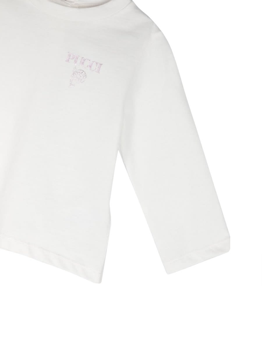 Shop Pucci Tshirts In Ivory