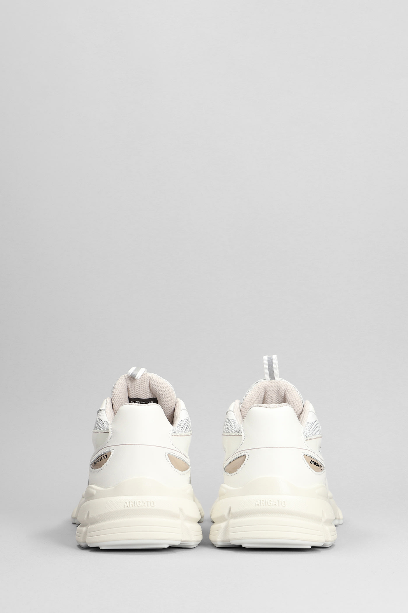 Shop Axel Arigato Marathon Sneakers In White Synthetic Fibers