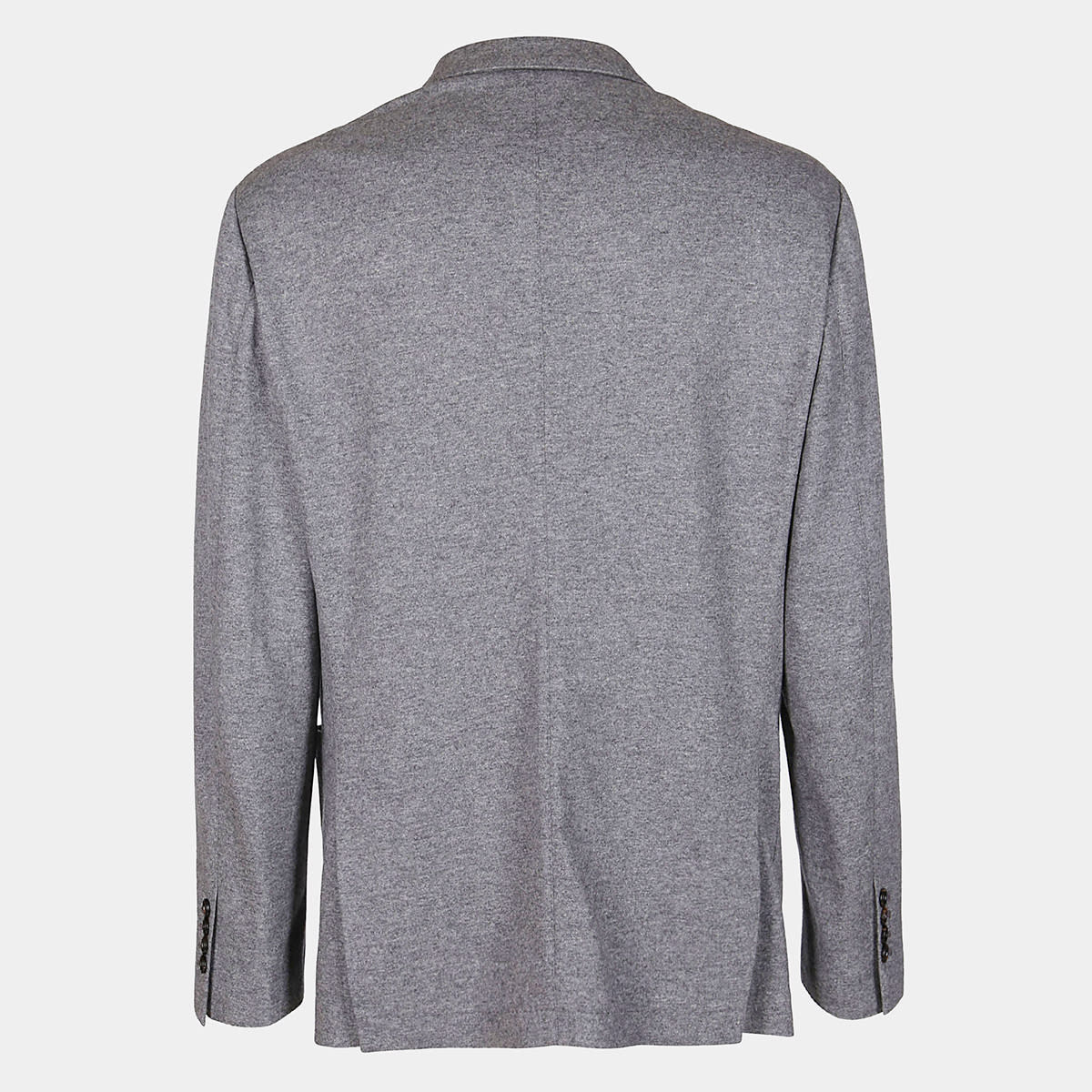 Shop Brunello Cucinelli Grey Wool Blazer In Graphite