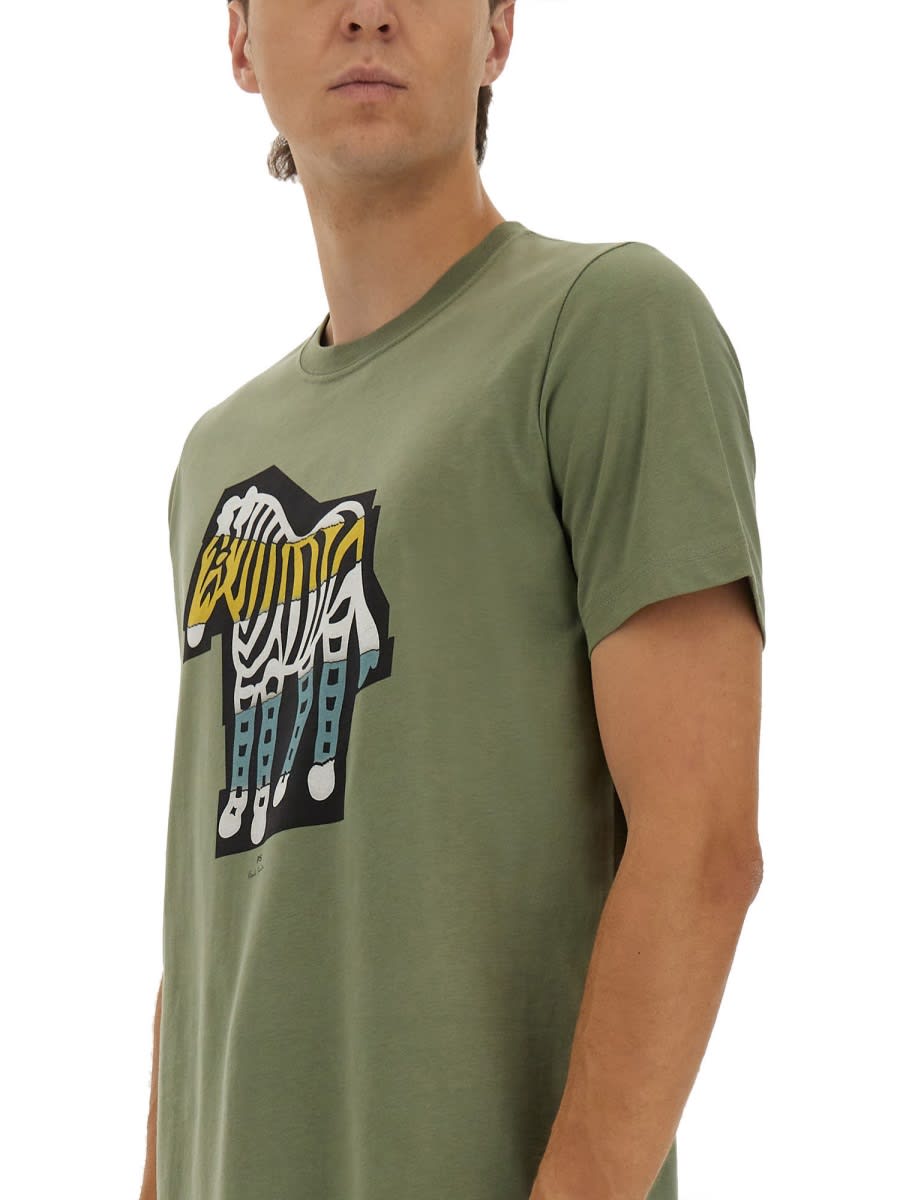 Ps By Paul Smith Ps Paul Smith Regular Fit T-shirt In Green