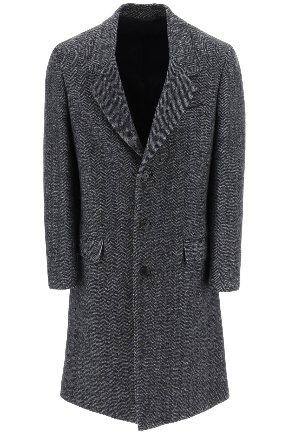 Isabel Marant Johel Single-breasted Wool Coat In Multi