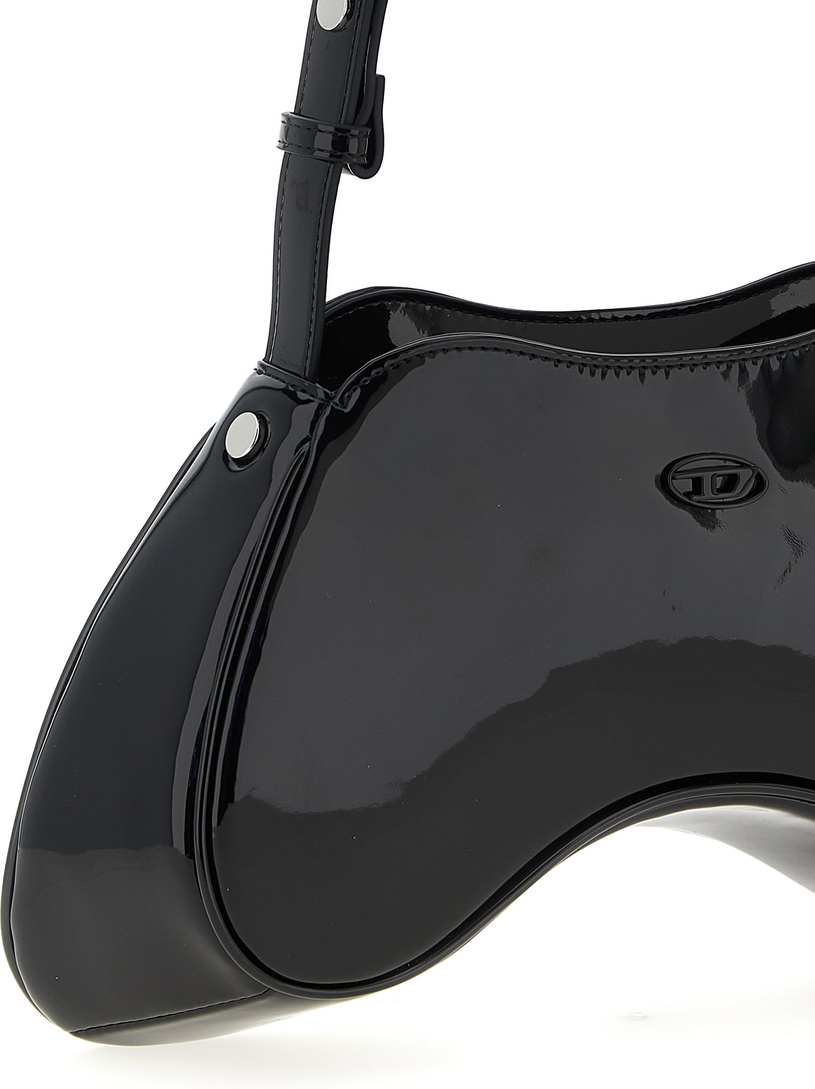 Diesel Play Shoulder Shoulder Bag In Black