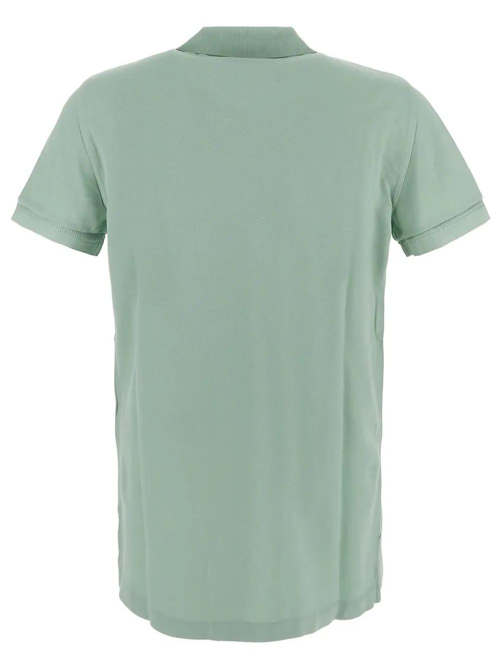 Shop Tom Ford Cotton Polo In Pale Mint