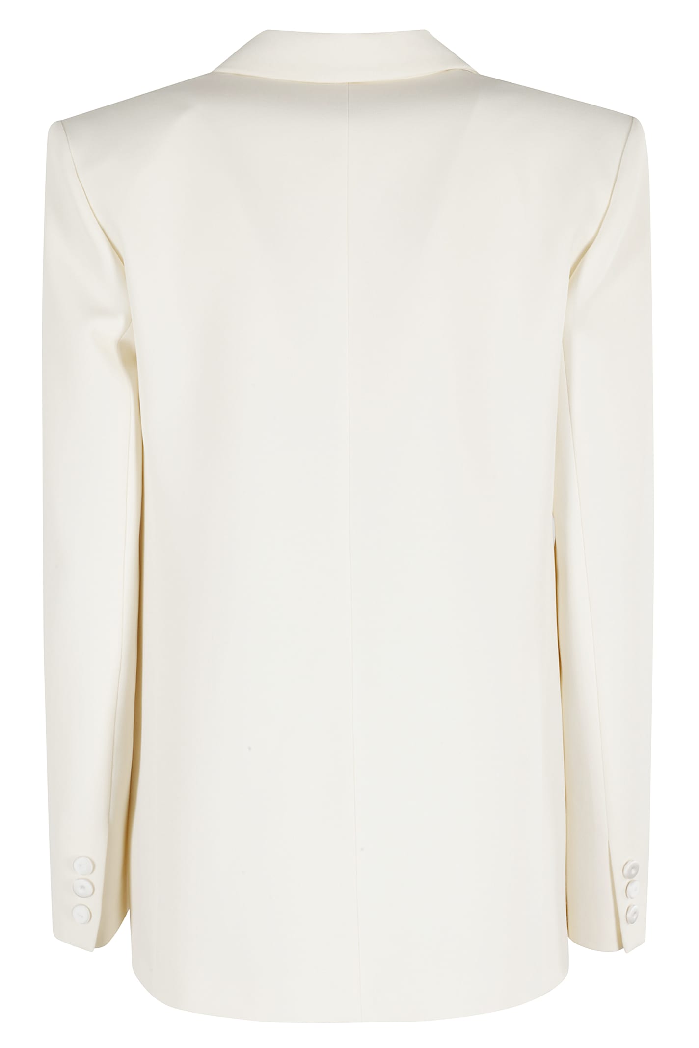 Federica Tosi Double-breasted Classic Fit Jacket In White