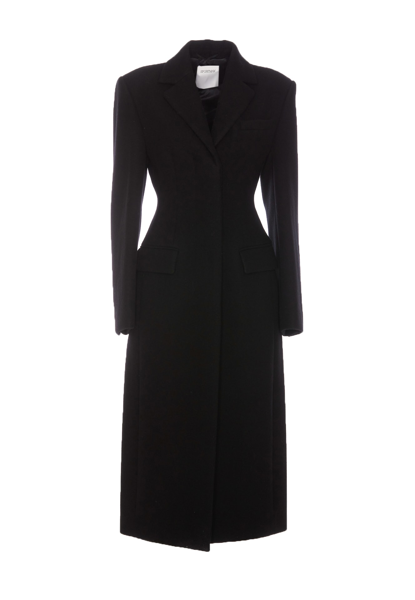 Shop Sportmax Arabia Coat In Black