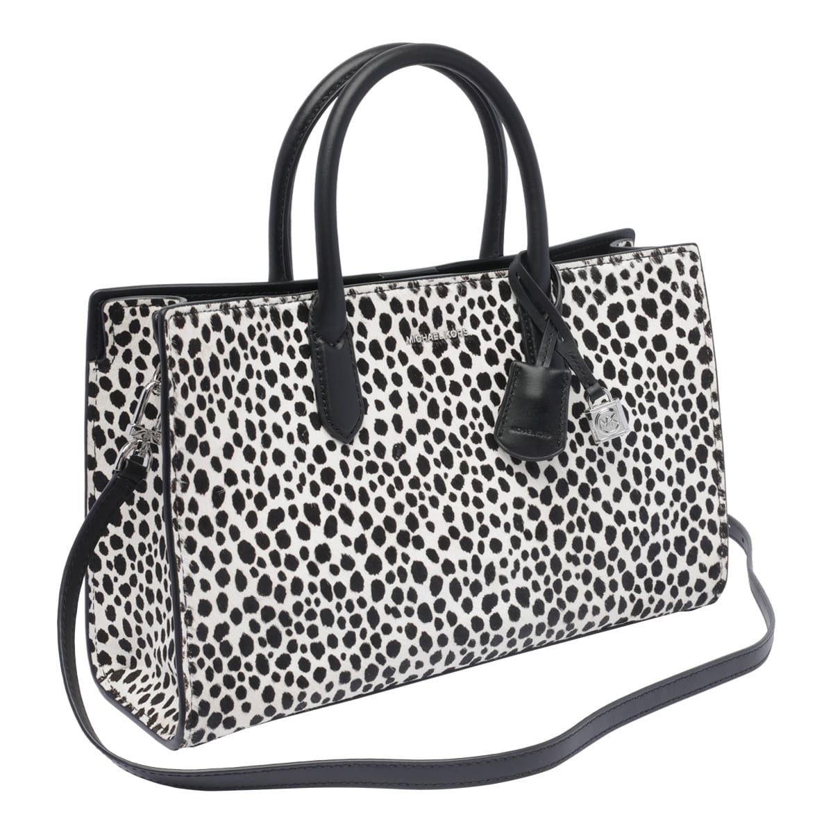 MICHAEL MICHAEL KORS CHEETAH PRINT SCARLETT MEDIUM SATCHEL BAG 