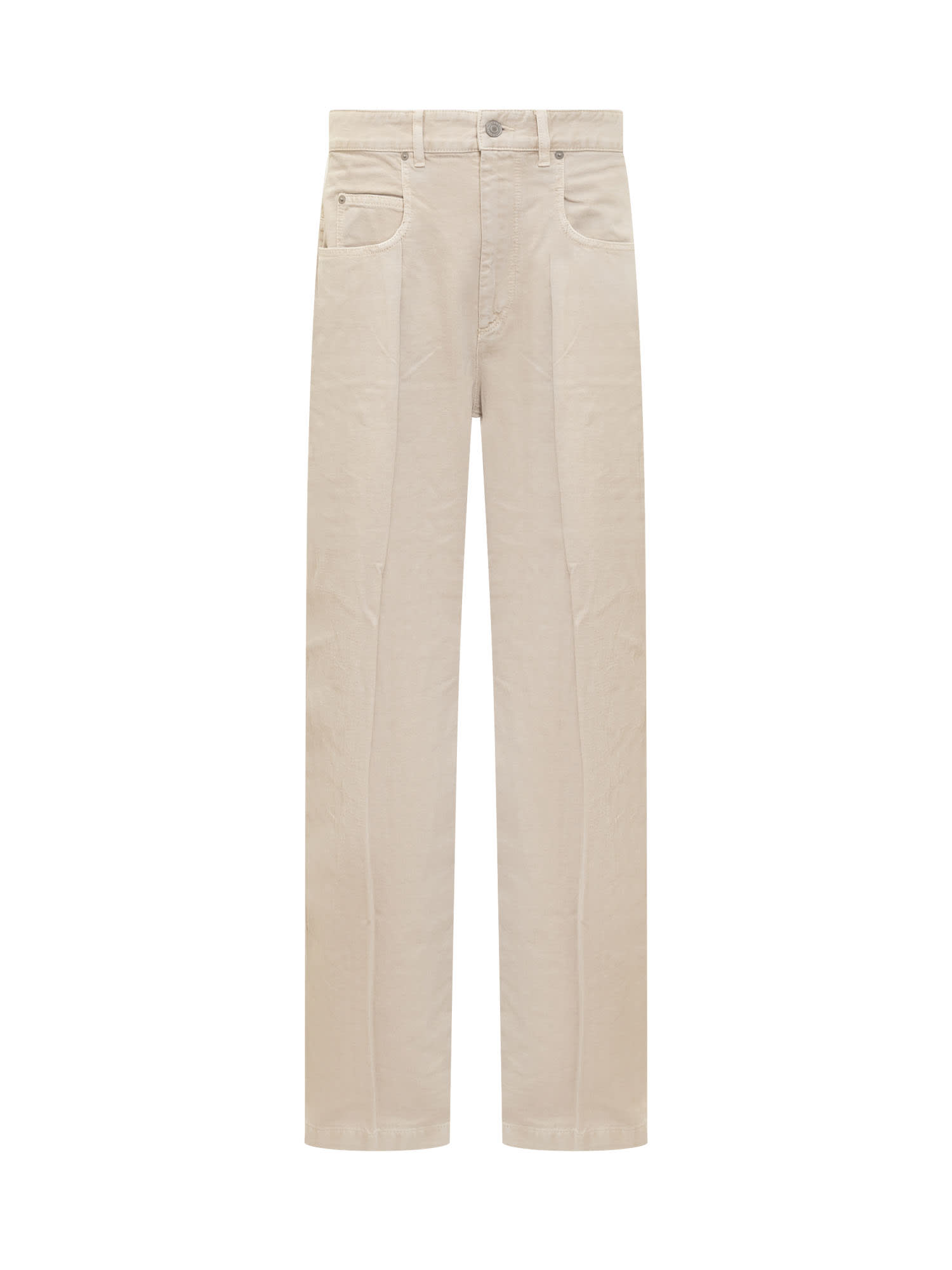 Shop Isabel Marant Janel Jeans In Neutrals