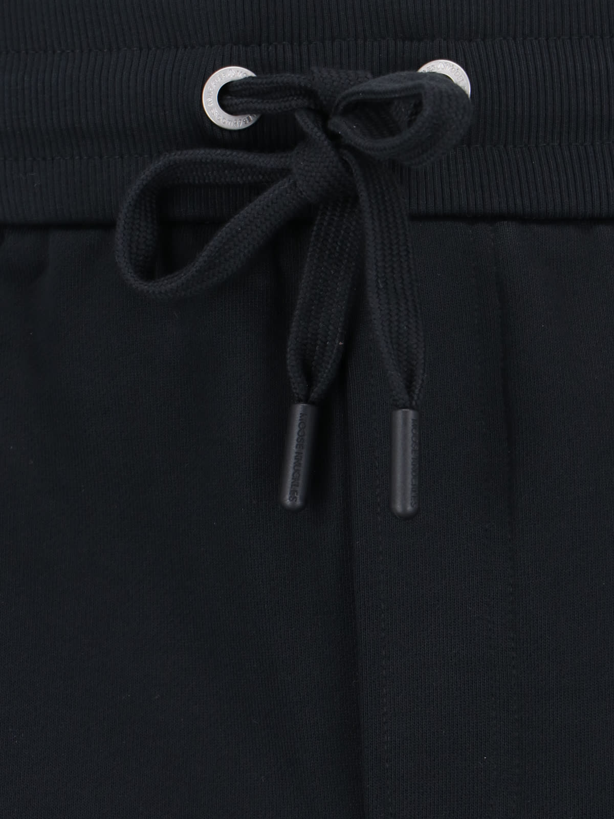 Shop Moose Knuckles Logo Track Pants In Black