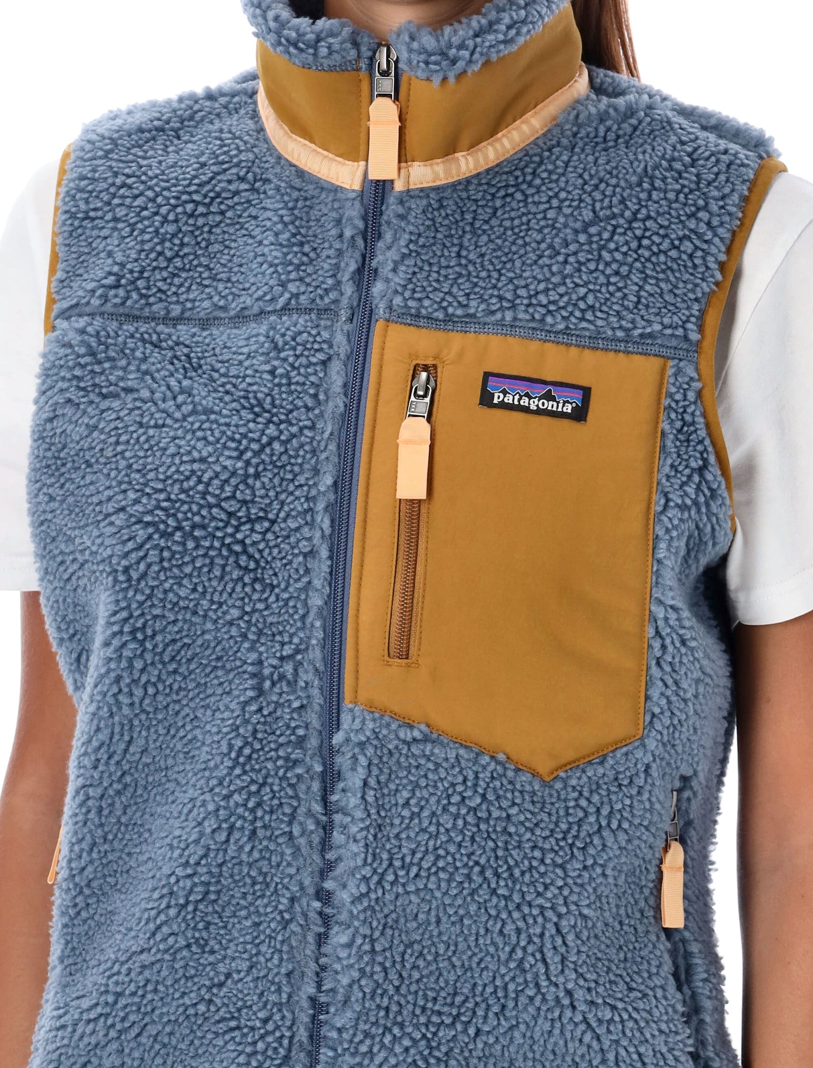 Shop Patagonia Classic Retro-x Vest In Utility Blue