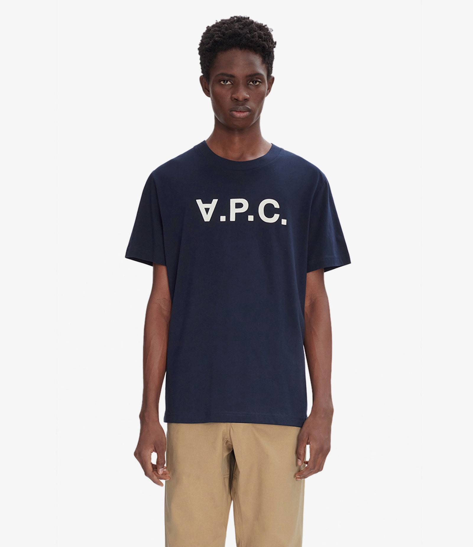 Apc A.p.c. Mens Standard Grand Vpc T-shirt In Blue