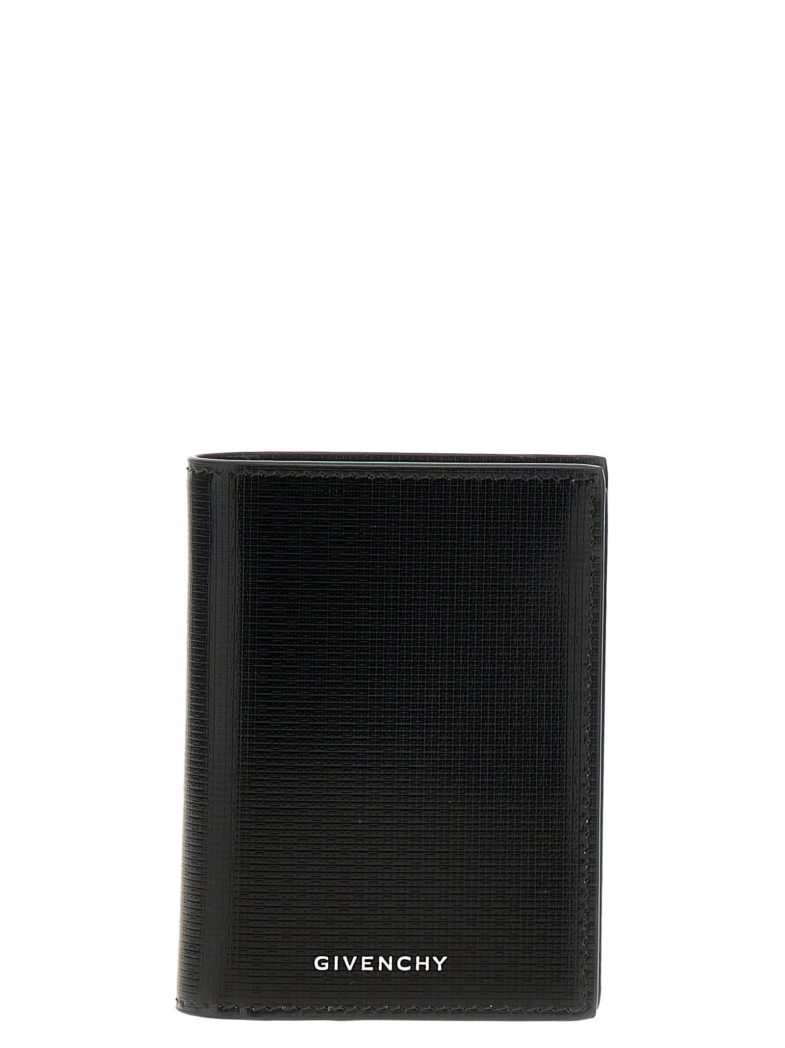 Shop Givenchy Logo Card Holder In Black