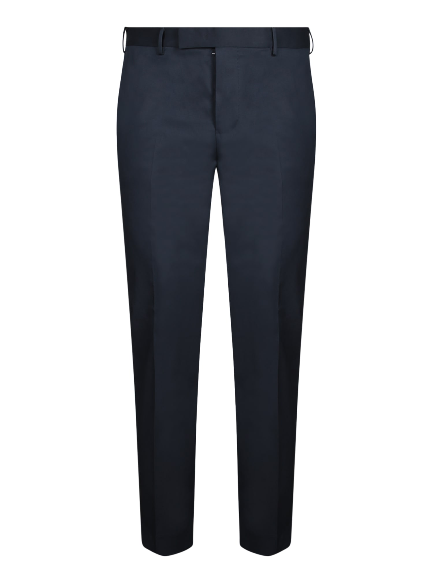 Pt Torino Rebel Stretch Cotton Twill Pants In Blue