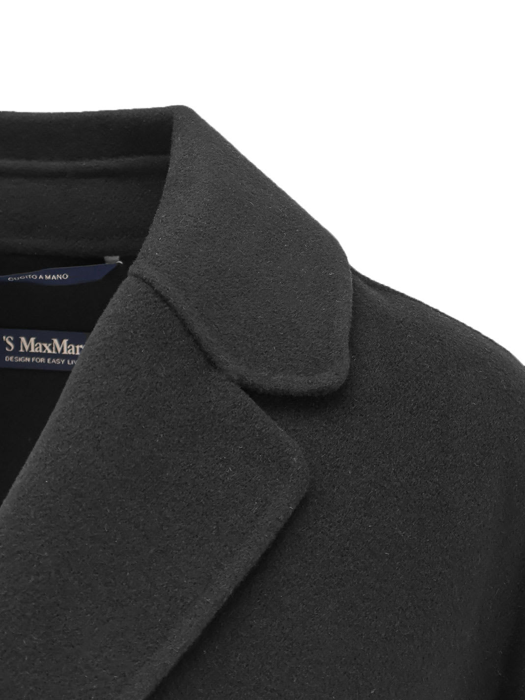 's Max Mara Arona Virgin Wool Coat In Black
