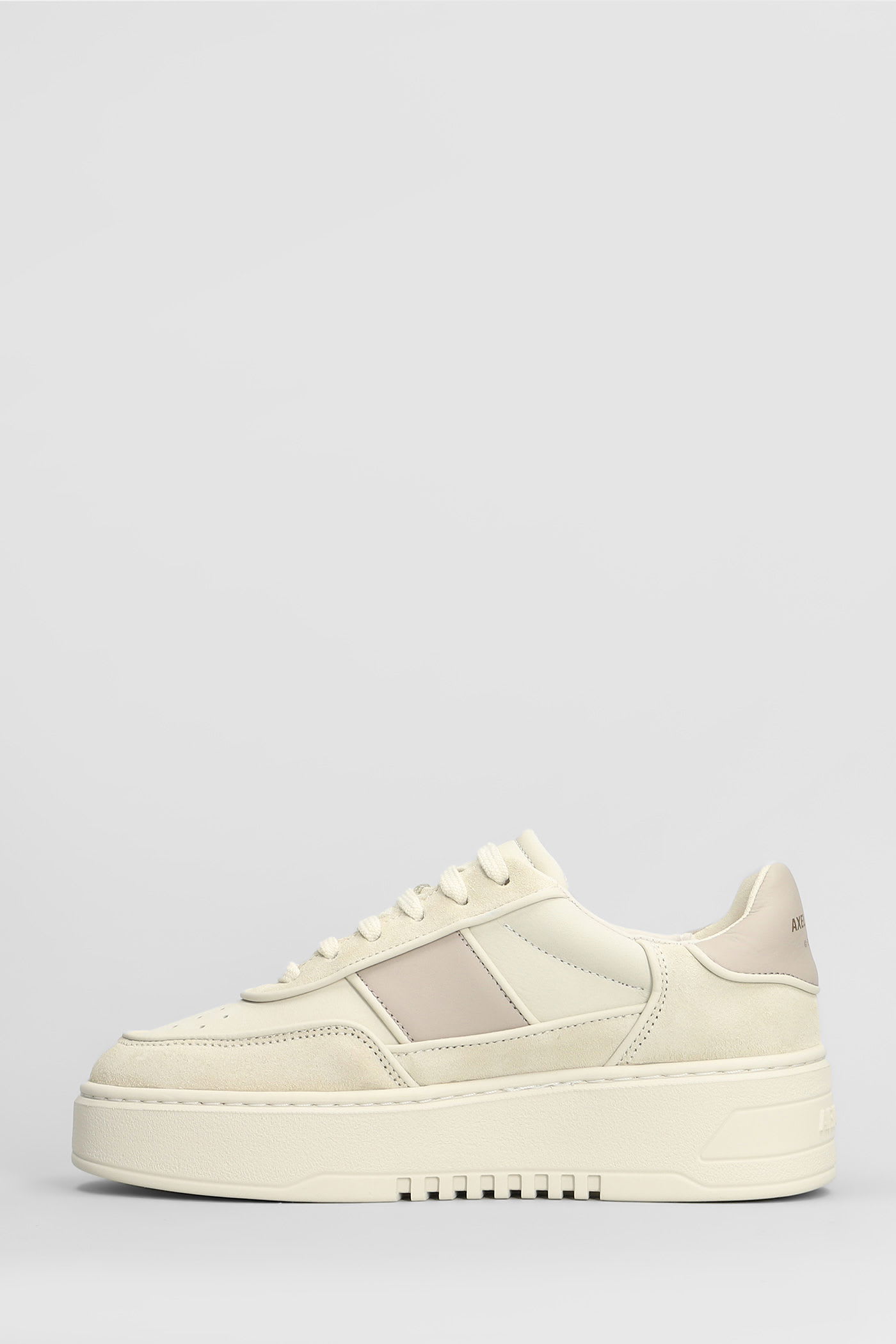 Axel Arigato Orbit Sneakers In Beige Suede And Fabric In Sand