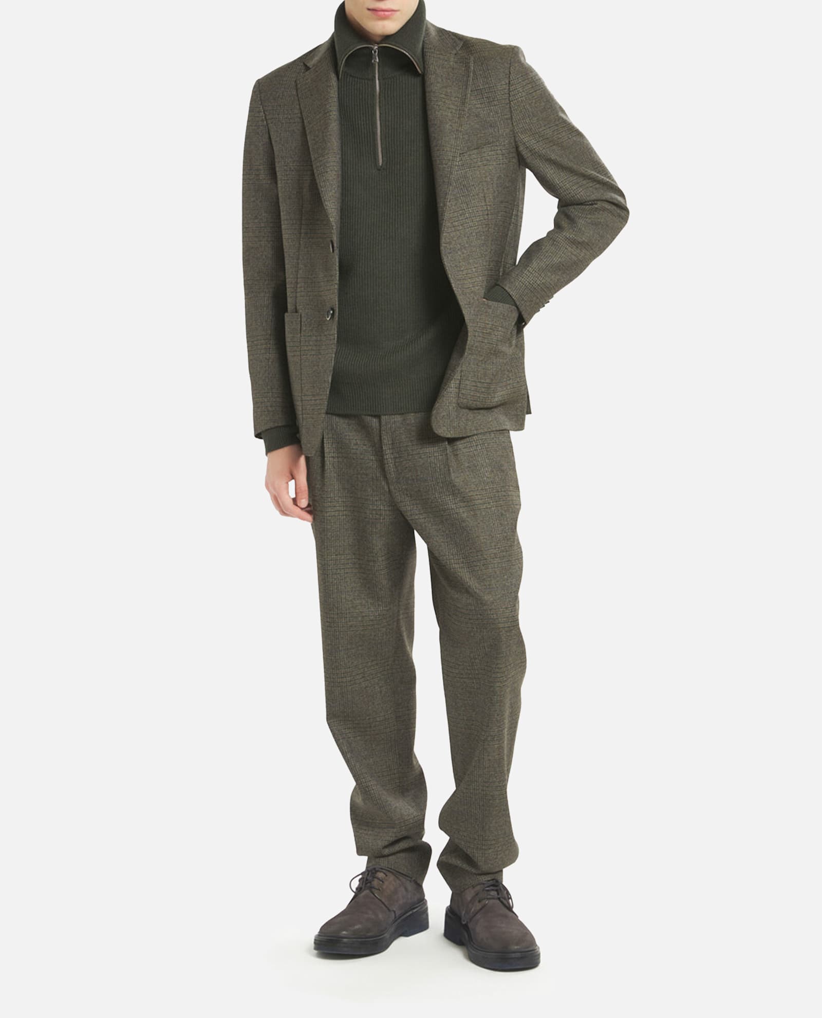 Barena Venezia Barena Tailored Grey Wool Jacket In Gray
