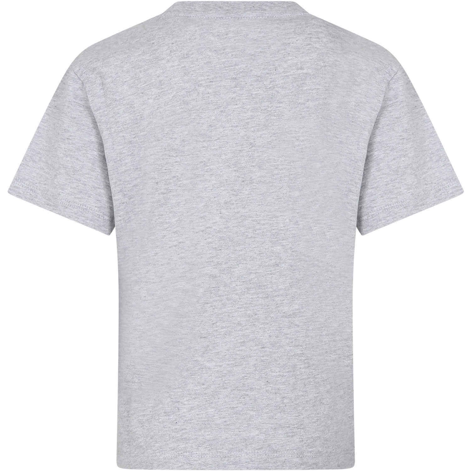 Shop Stella Mccartney T-shirt Grigia Per Bambino Con Logo In Grey