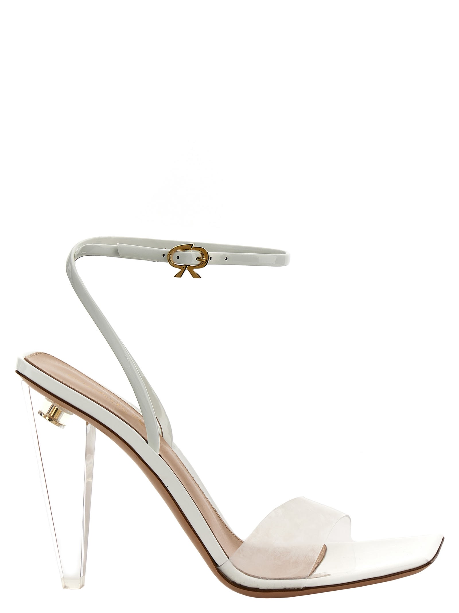 Shop Gianvito Rossi Odyssey Sandals In White