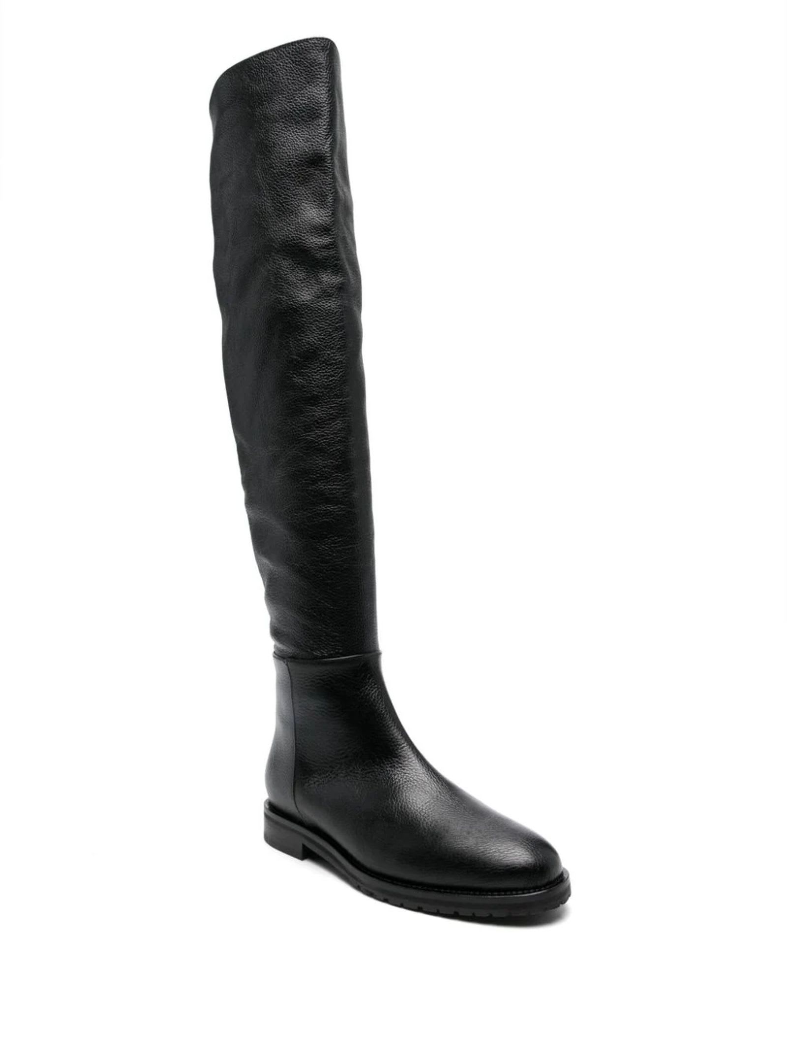 Shop Roberto Festa Black Calf Leather Arvid Boots