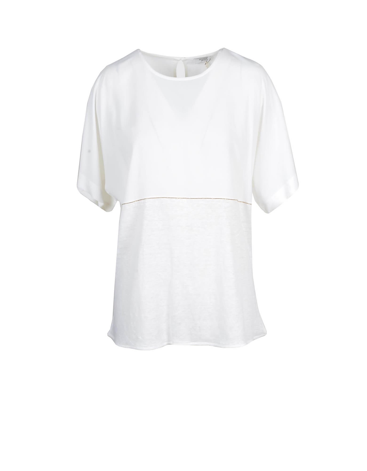 Peserico Womens White T-shirt
