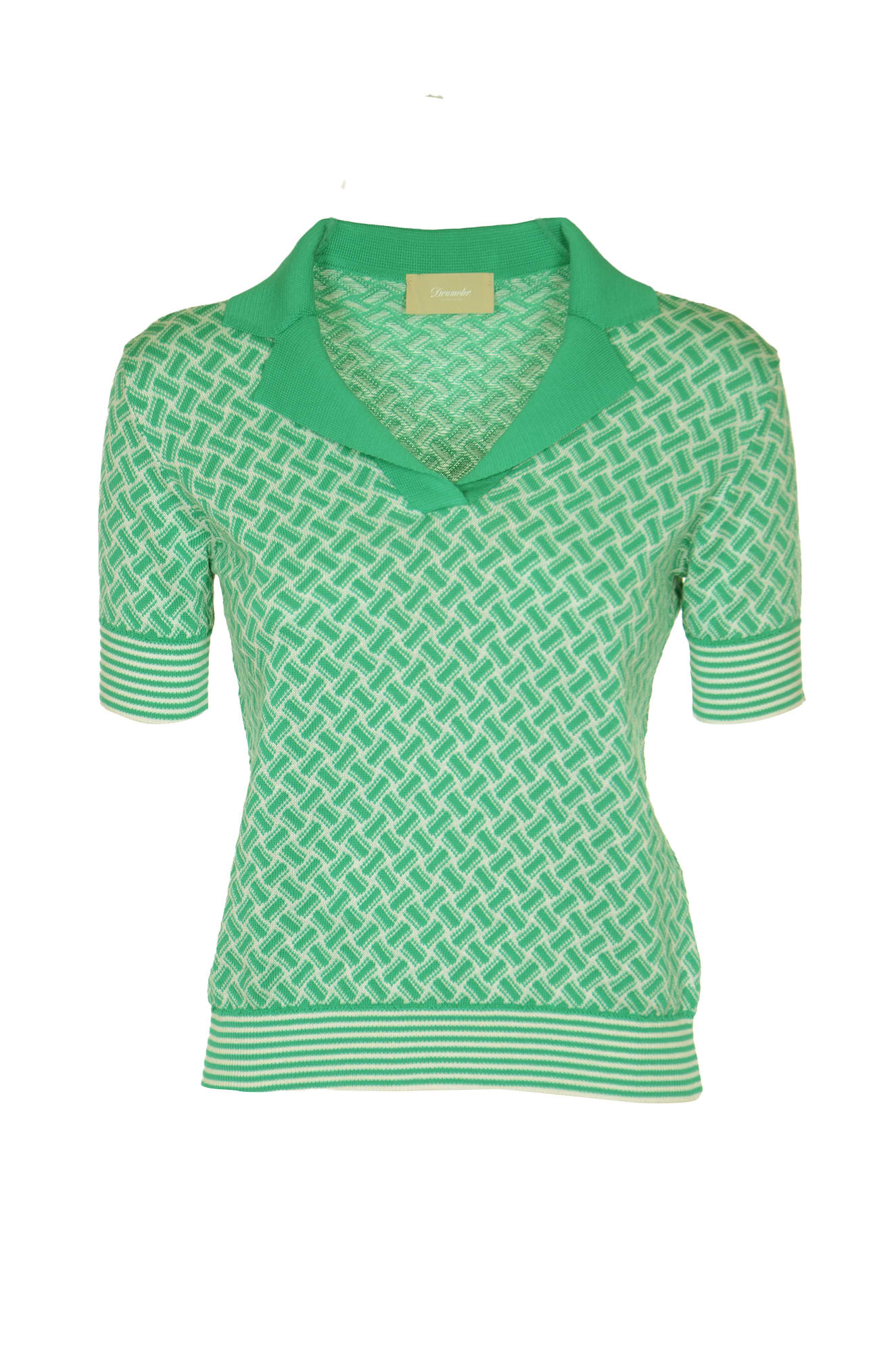 Drumohr Cropped Polo Shirt In <p><strong>gender:</strong> Women
