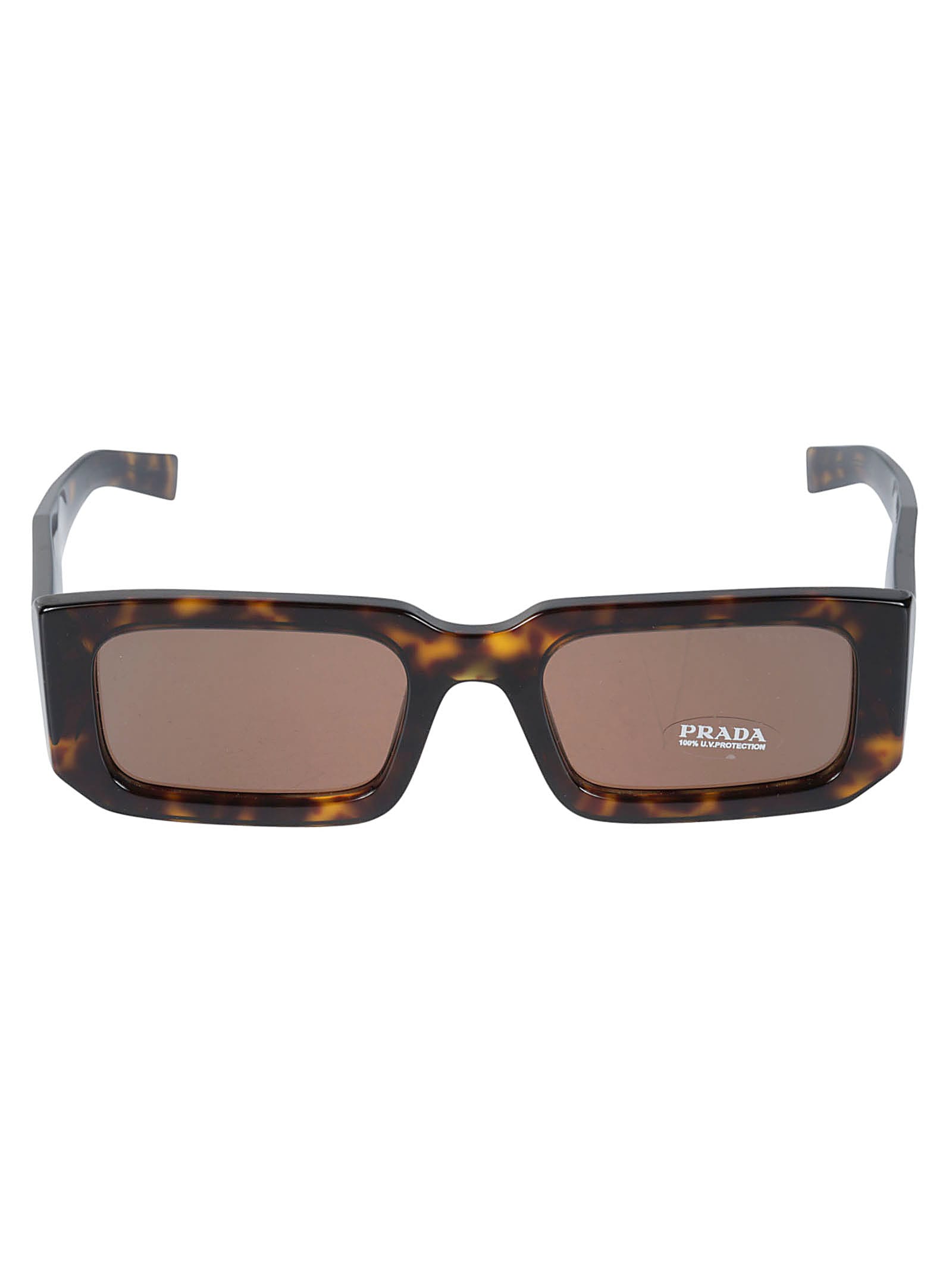 Shop Prada Square Frame Sunglasses In 2au8c1