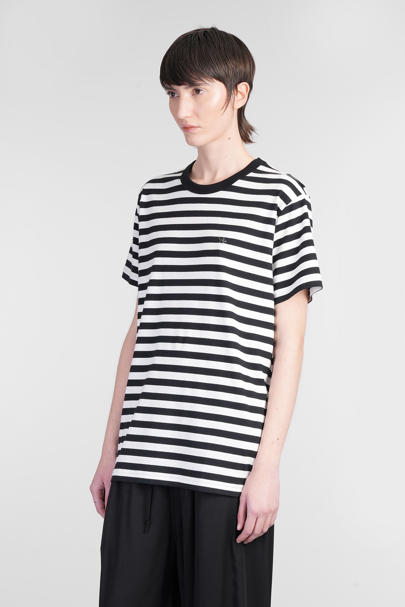 Yohji Yamamoto T-shirt In White Cotton In White