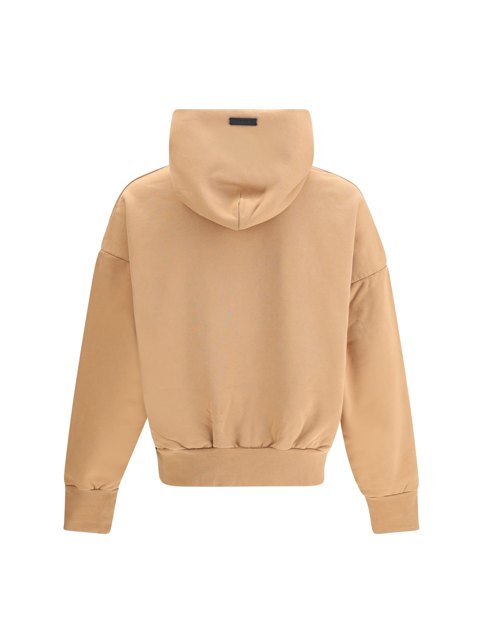 Fear Of God Men Cotton Hooded Sweatshirt In Nude
