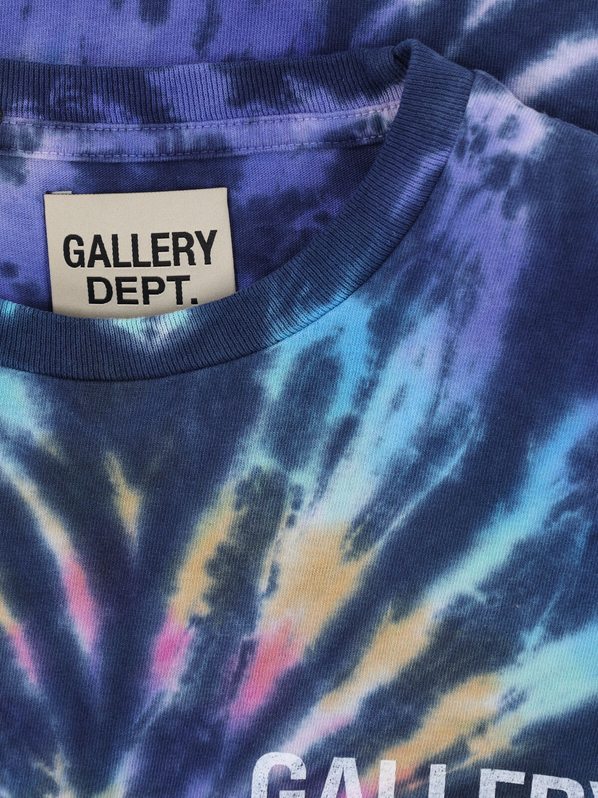 Gallery Dept. Miami Souvenir Tie-dye Print T-shirt In Blue