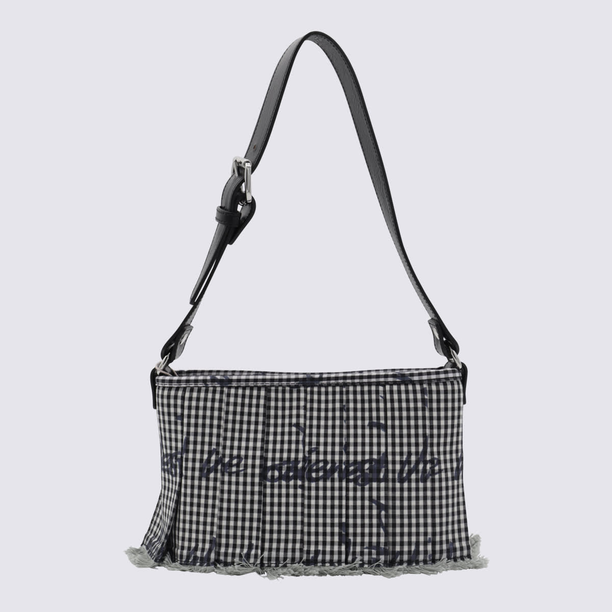 Vivienne Westwood Black Cotton Shoulder Bag