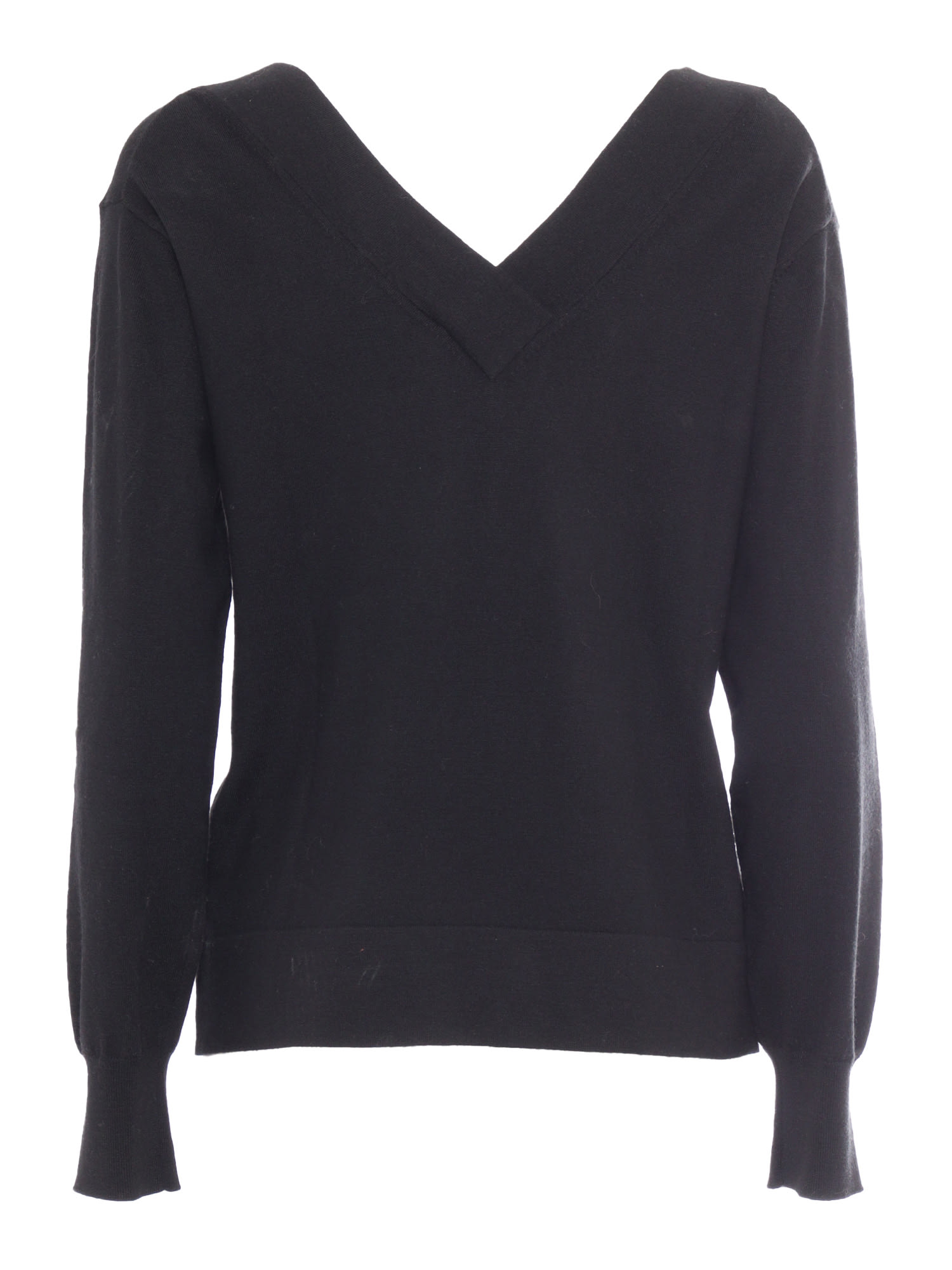 P.a.r.o.s.h Black Lime Sweater In Black