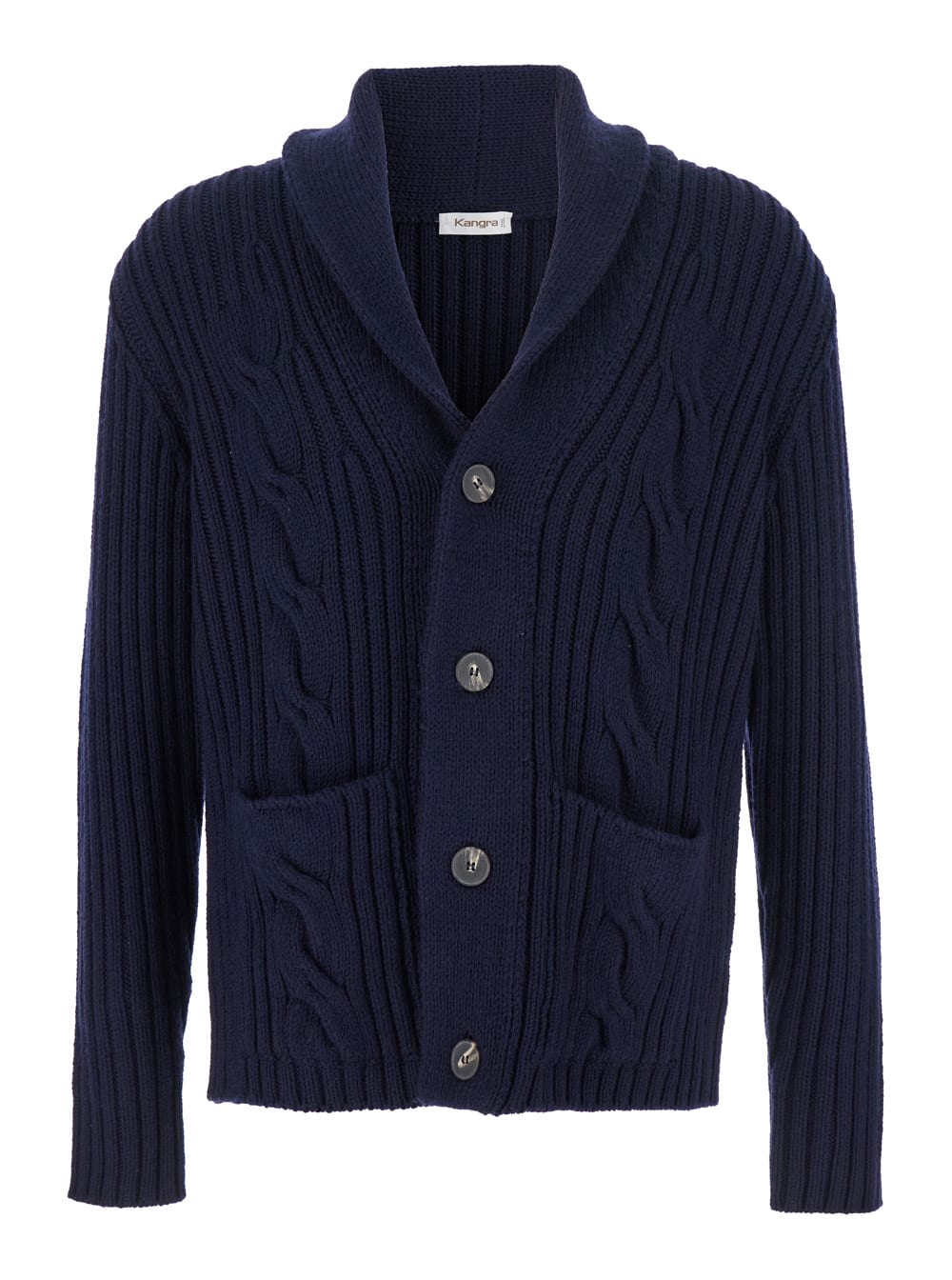 Cardigan Bottoni Con Trecce Finezza 3gg