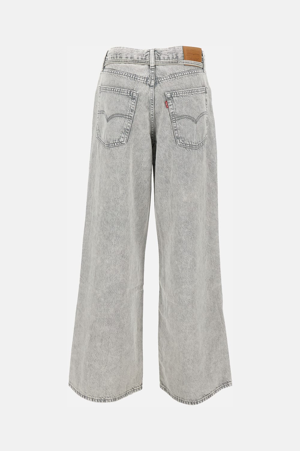 Levi's Womens Grey Xl Straight-leg Denim Jeans In Gray