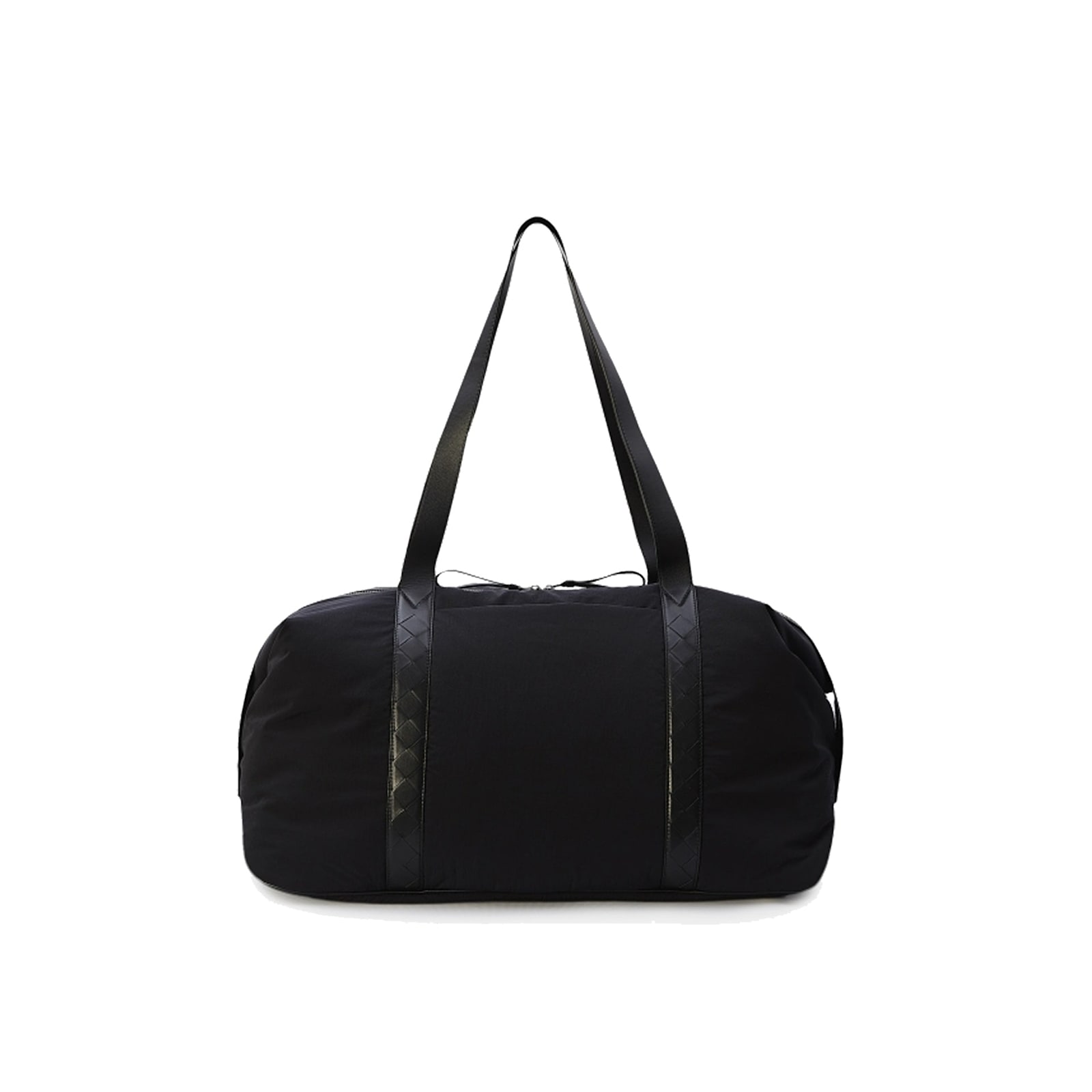 Shop Bottega Veneta Crossroad Weekender Shoulder Bag In Black