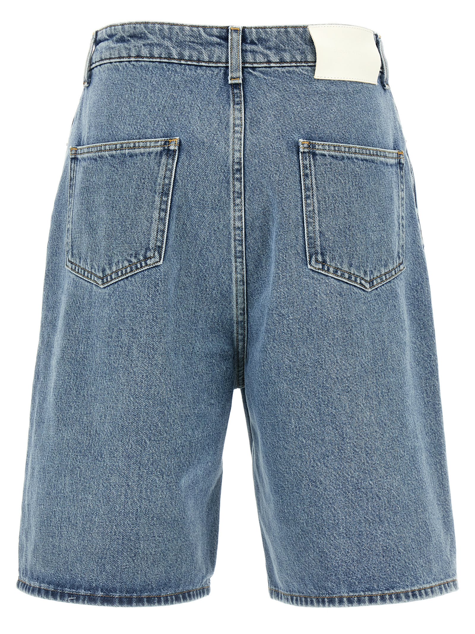 Shop Loulou Studio Isu Bermuda Shorts In Light Blue