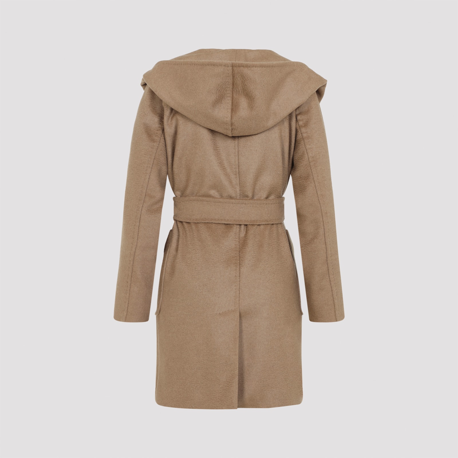 Max Mara Rialto Coat In Brown