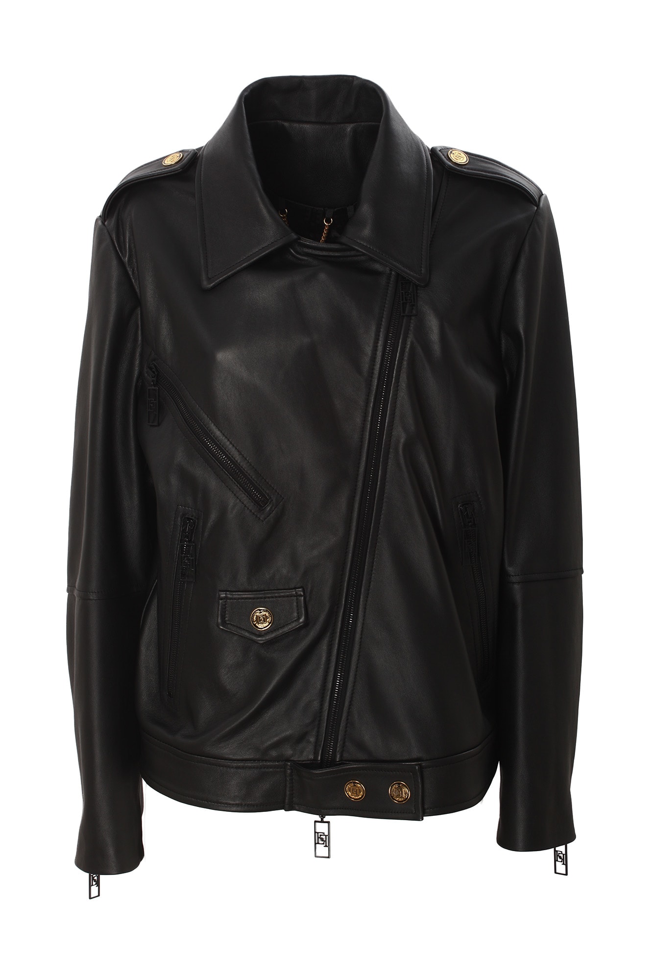 Shop Elisabetta Franchi Jackets Black