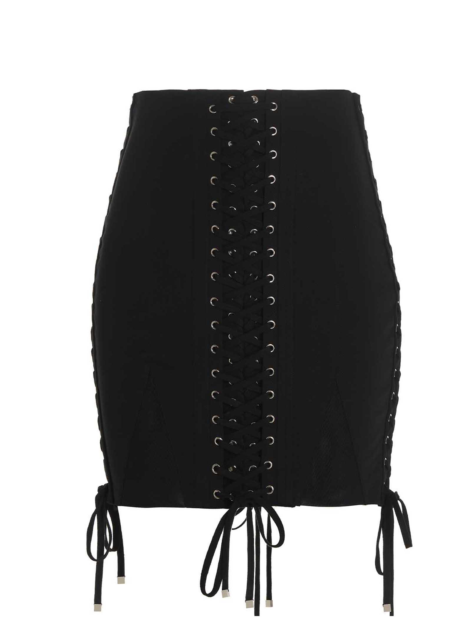 Dolce & Gabbana Lace-up Detail Skirt