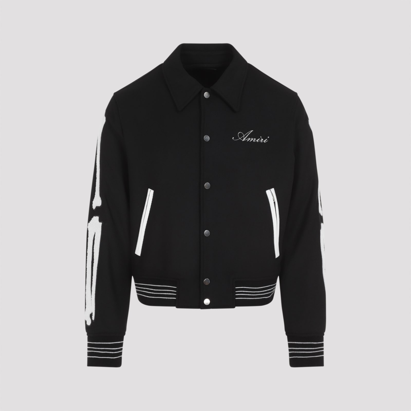 Black Wool Casual Jacket