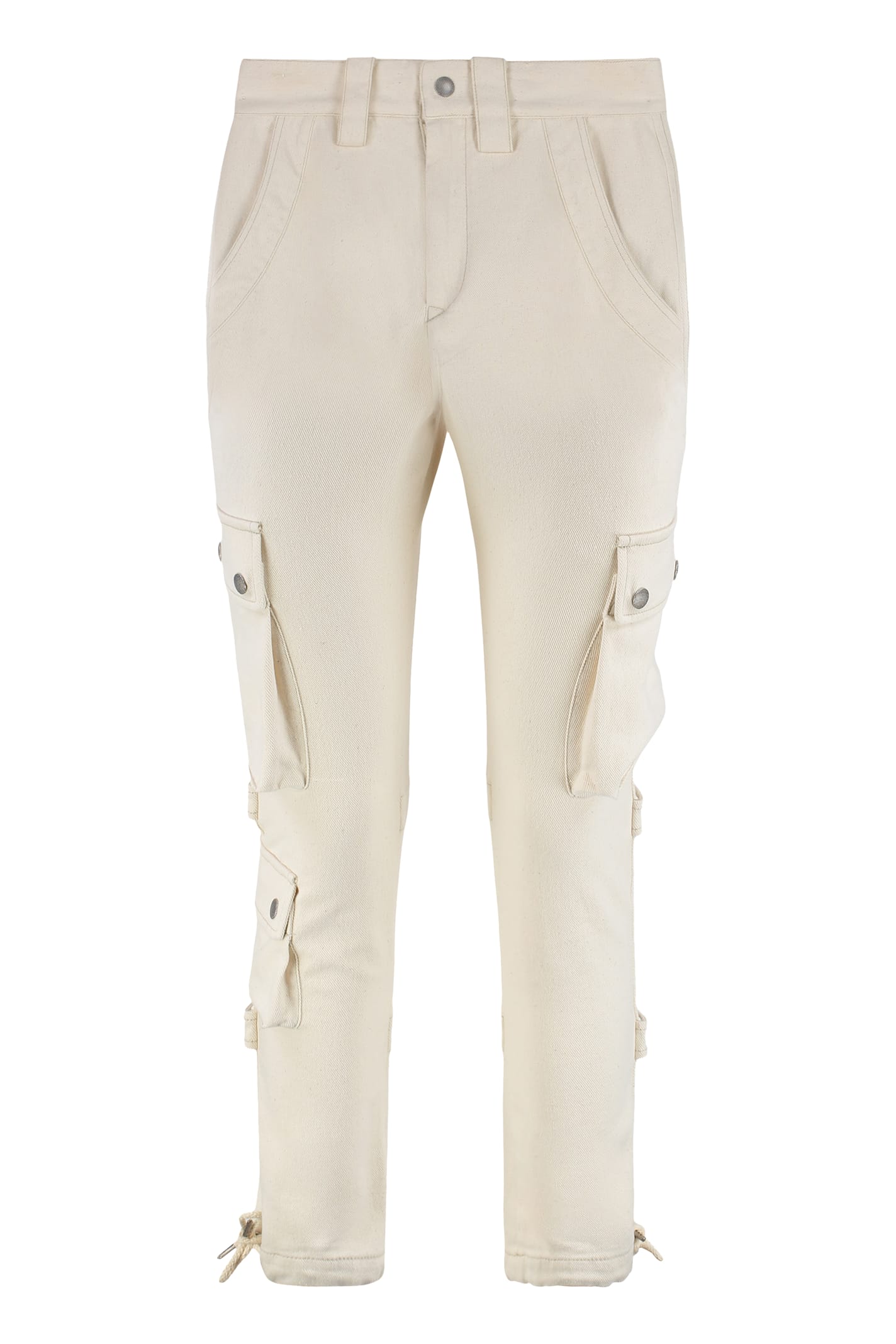 Shop Isabel Marant Cotton Cargo-trousers