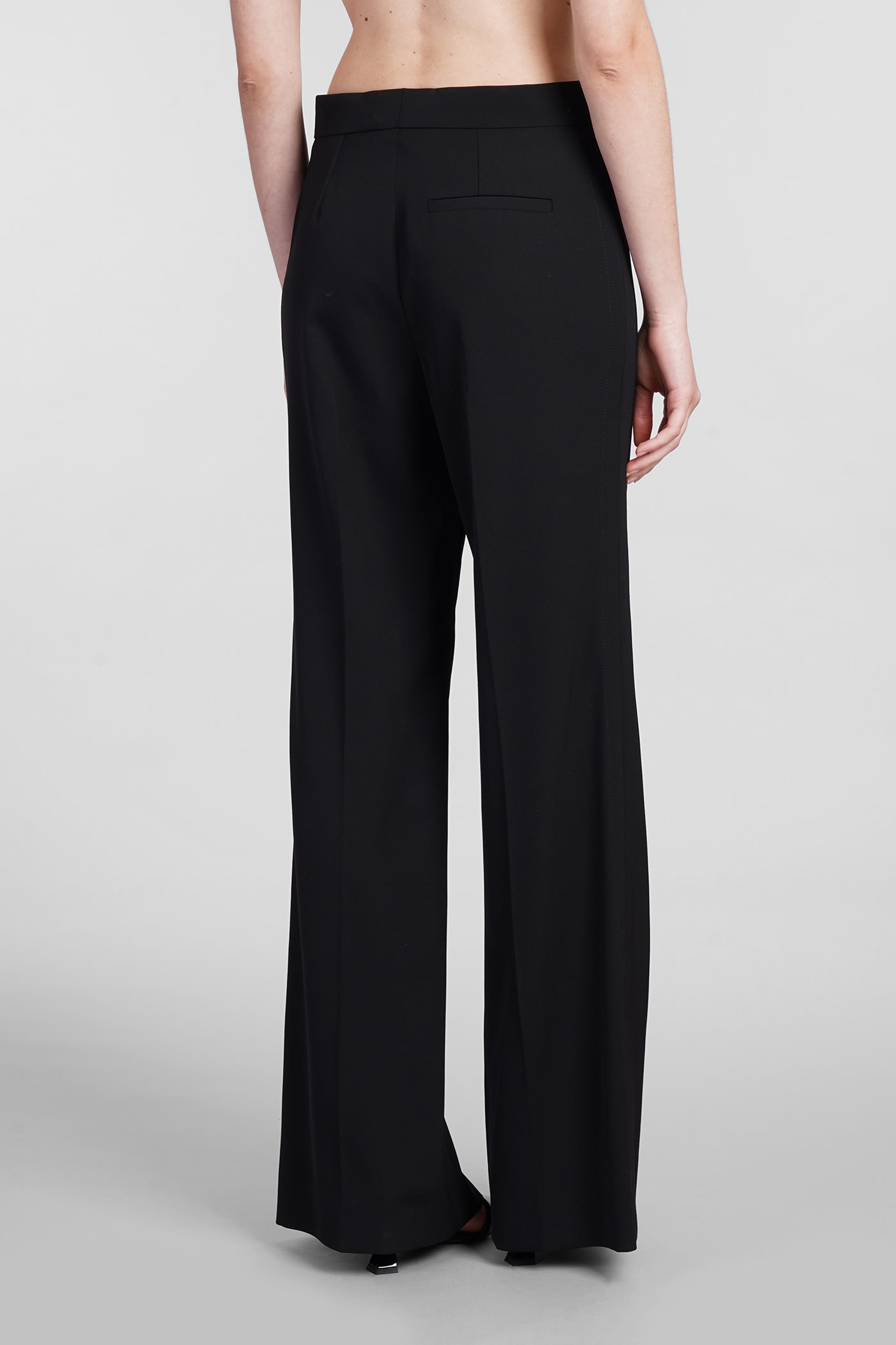 Shop Stella Mccartney Pants In Black Wool