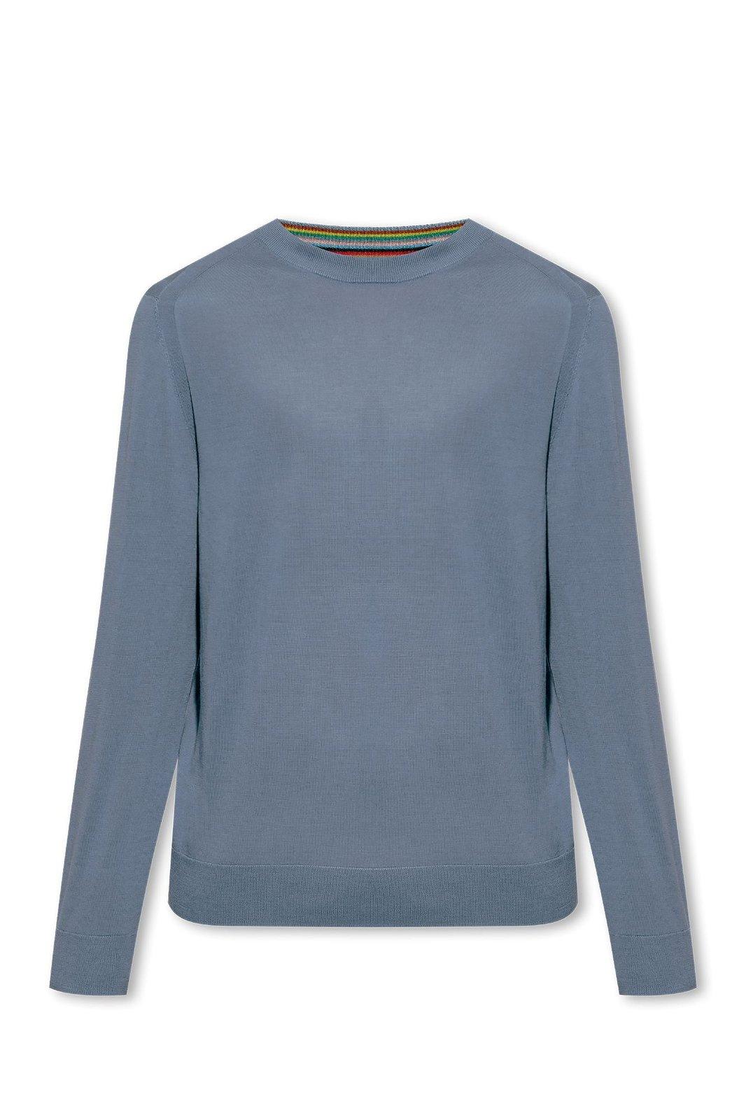 Shop Paul Smith Sweater With Logo In Navy