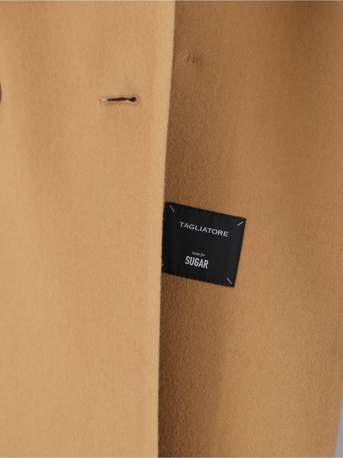 Tagliatore Tailored Brown Coat With Structured Design And Clean Lines In Brown