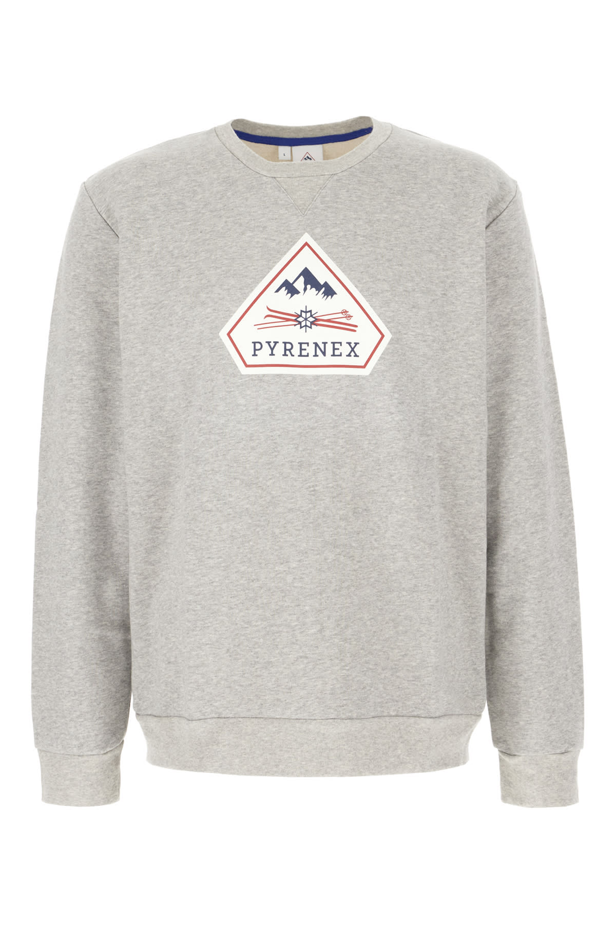 Grey Cotton Blend Sweatshirt