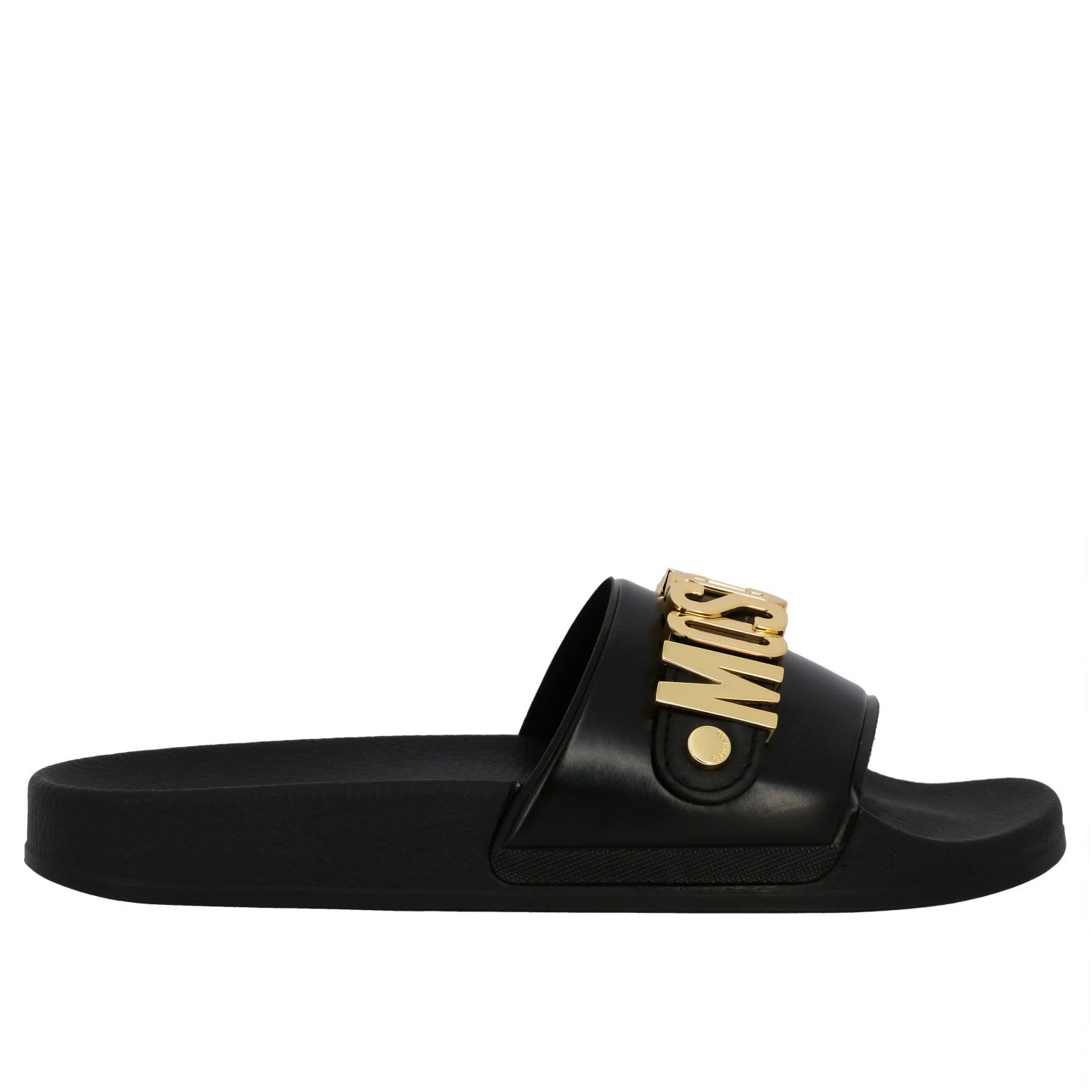 moschino flat sandals