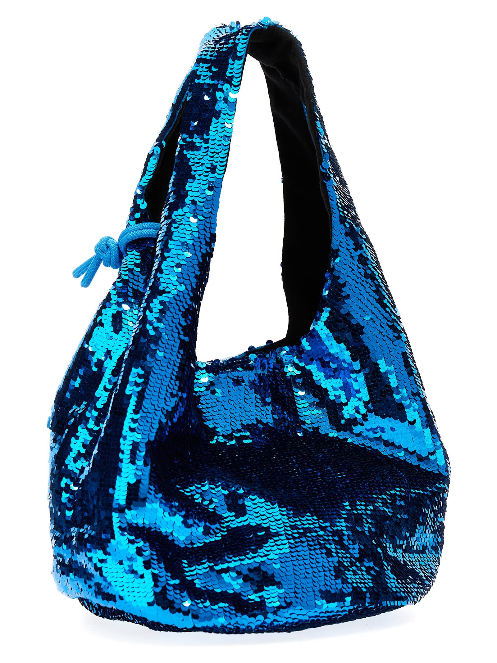 Jw Anderson W Anderson Womens Sequin-embellished Mini Plastic-blend Bag Aqua In Acqua