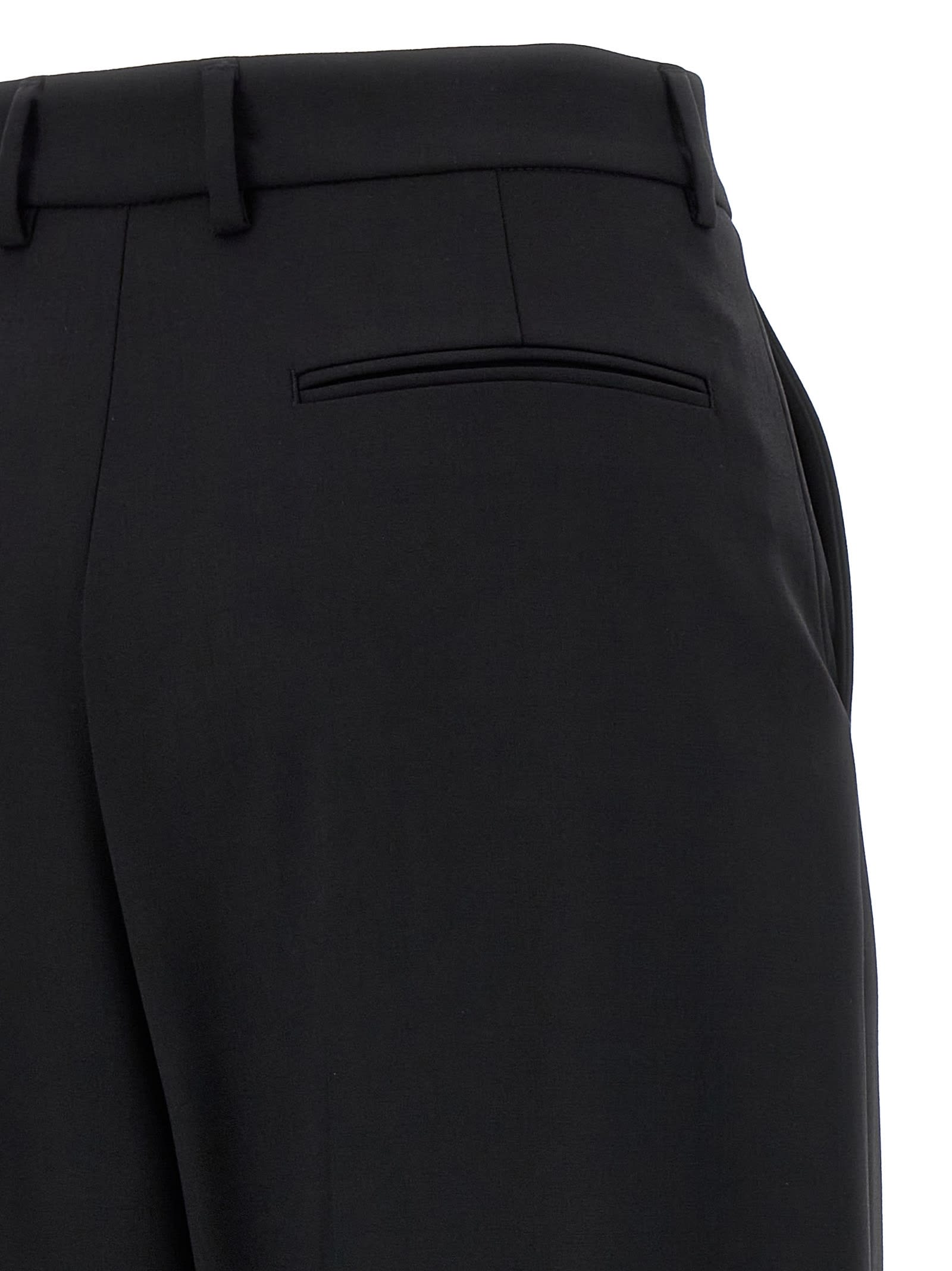 Shop Giuseppe Di Morabito Wool Pants In Black