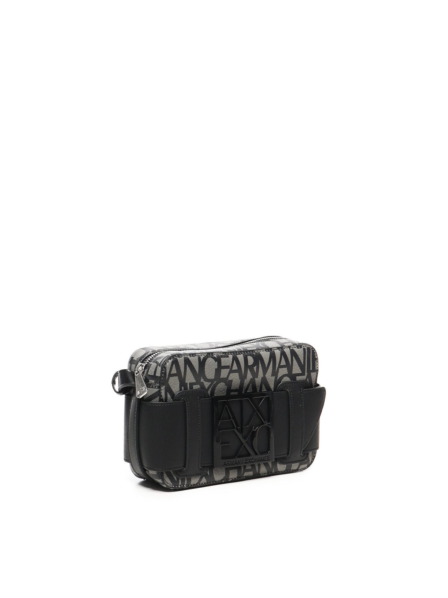 Armani Collezioni Camera Case Logo All-over In Black