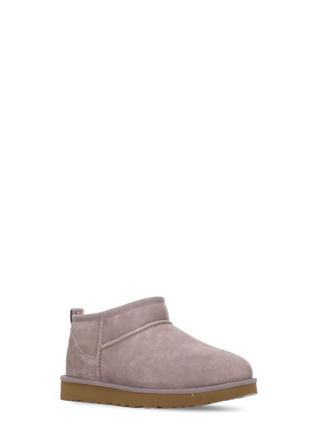 Ugg Classic Ultra Mini Suede Ankle Boots In Purple